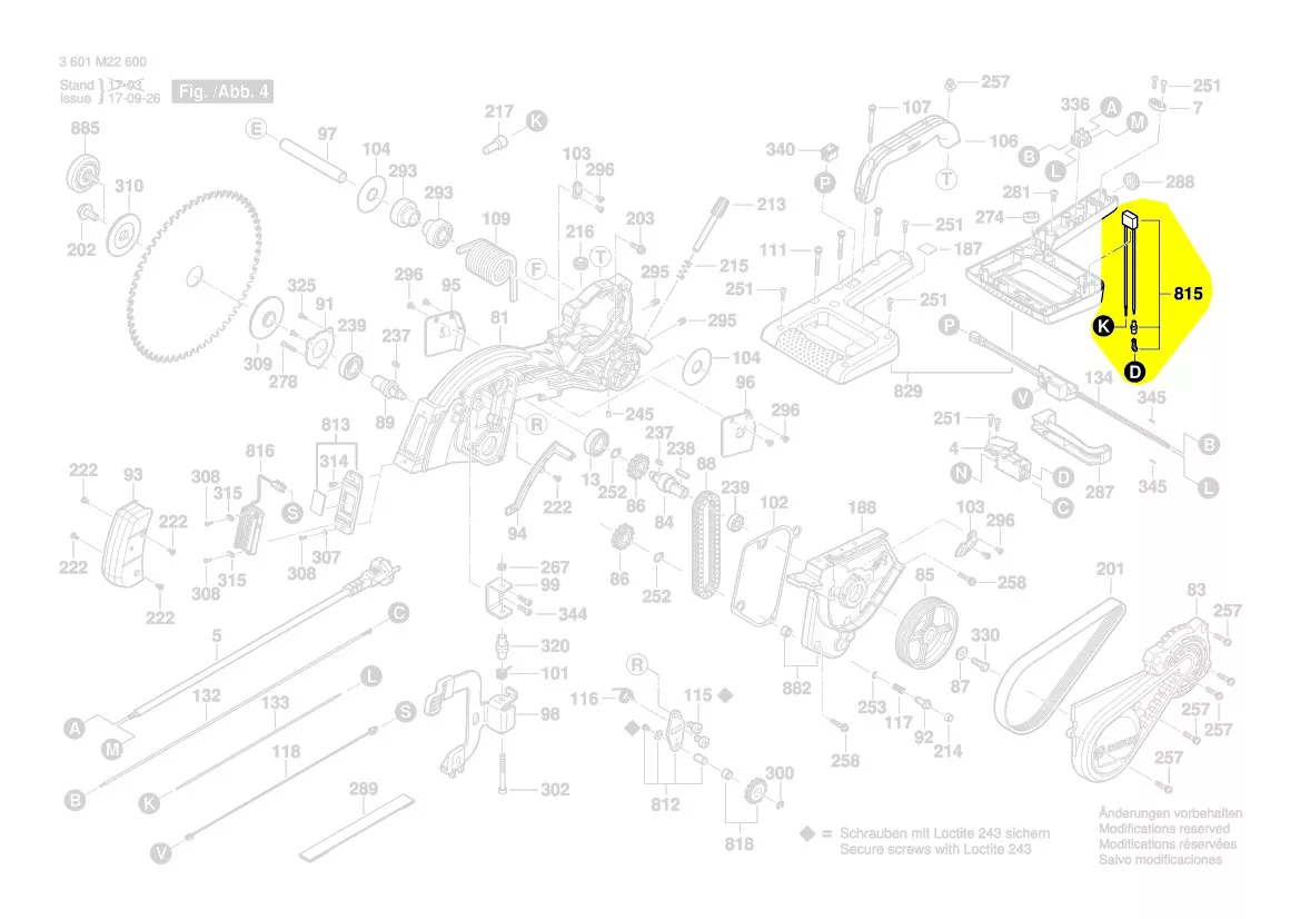 Condensateur antiparasitaire réf. 1 609 B05 030 Bosch